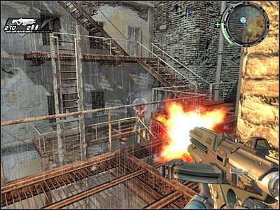 Skieruj się teraz w stronę ulokowanych obok schodów - Etap 1 - Arrival cz.3 | TimeShift - TimeShift - poradnik do gry