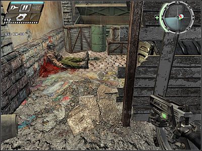 Przeciwników będziesz mógł pozbyć się na wiele różnych sposobów, lecz ja proponowałbym użyć opcji całkowitego zatrzymania czasu - Etap 2 - Back Again cz.1 | TimeShift - TimeShift - poradnik do gry