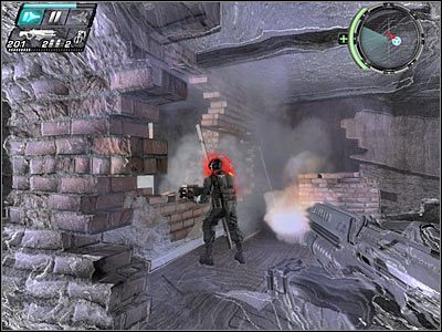 Postaraj się teraz dokładnie zabezpieczyć całą tę okolicę, badając wszystkie okoliczne pomieszczenia - Etap 2 - Back Again cz.3 | TimeShift - TimeShift - poradnik do gry