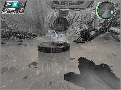 Jeśli chcesz, możesz przyjrzeć się mającym miejsce w tej okolicy eksplozjom - Etap 2 - Back Again cz.4 | TimeShift - TimeShift - poradnik do gry