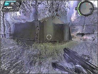 Znajdują się tu dwa stanowiska maszynowe, które będziesz musiał zneutralizować - Etap 3 - New Blood cz.2 | TimeShift - TimeShift - poradnik do gry