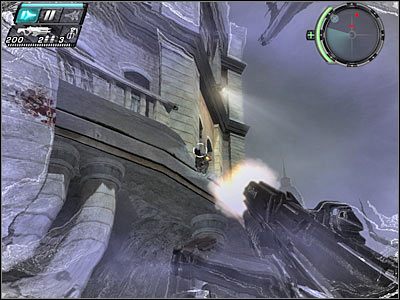 Jeden z przeciwników może jeszcze stać w oddali - Etap 4 - Infiltration cz.2 | TimeShift - TimeShift - poradnik do gry