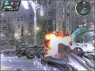 Proponowałbym teraz ustawić się przy pojeździe - Etap 4 - Infiltration cz.4 | TimeShift - TimeShift - poradnik do gry