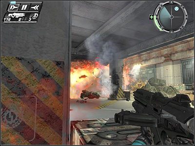 Skieruj się teraz na niewielkie podwyższenie - Etap 5 - Ground Floor cz.2 | TimeShift - TimeShift - poradnik do gry