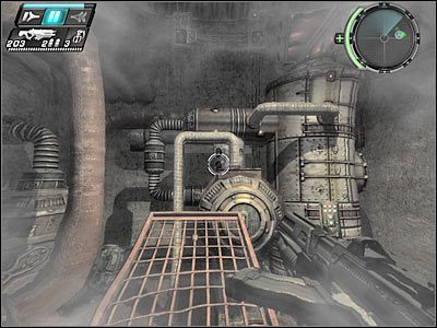 Do celu prowadzi tylko jedna ścieżka, tak więc nie powinieneś się zgubić - Etap 5 - Ground Floor cz.4 | TimeShift - TimeShift - poradnik do gry