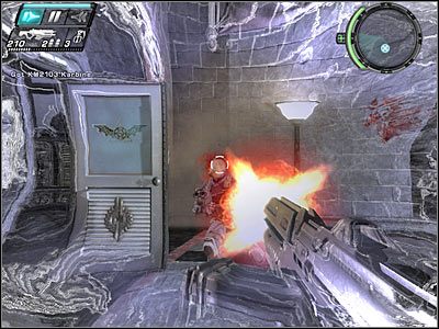 W kolejnym pomieszczeniu znajduje się kilku wrogów - Etap 6 - Heist cz.3 | TimeShift - TimeShift - poradnik do gry