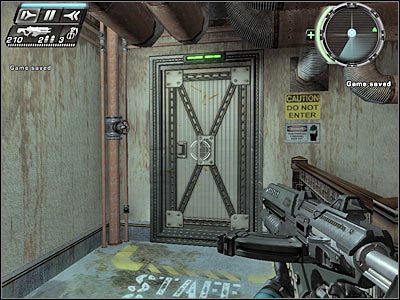 Wbrew temu co mógłbyś sądzić, nie będziesz się tu musiał ścigać z czasem - Etap 7 - Getaway cz.1 | TimeShift - TimeShift - poradnik do gry