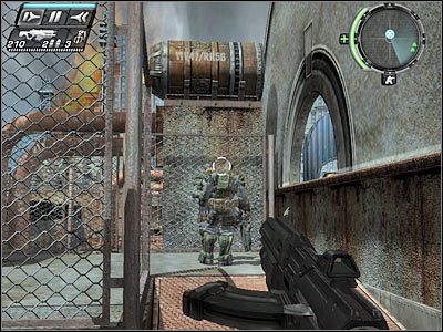 Obróć się w prawo i wybierz karabin snajperski - Etap 7 - Getaway cz.1 | TimeShift - TimeShift - poradnik do gry