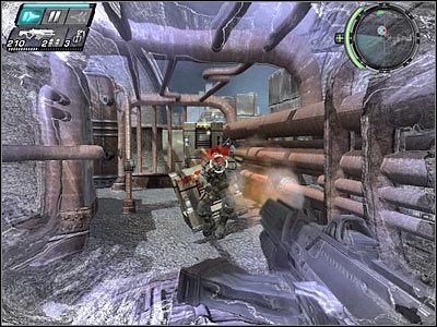 Podejdź do miejsca, w którym leży druga snajperka i aktywuj zoom - Etap 7 - Getaway cz.2 | TimeShift - TimeShift - poradnik do gry