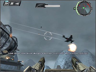 W pewnym momencie otrzymasz ostrzeżenie o dwóch nadlatujących niszczycielach (screen) - Etap 8 - Disputed Airspace cz.1 | TimeShift - TimeShift - poradnik do gry