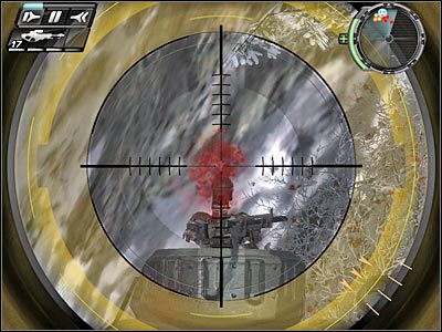 Zacznij teraz strzelać do wszystkich tych przeciwników, którzy będą pojawiali się przy pojeździe (screen) - Etap 9 - Better Late... cz.1 | TimeShift - TimeShift - poradnik do gry