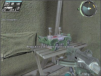 Użyj jednego z okolicznych quadów i podjedź do miejsca, w którym znajduje się brama - Etap 9 - Better Late... cz.4 | TimeShift - TimeShift - poradnik do gry