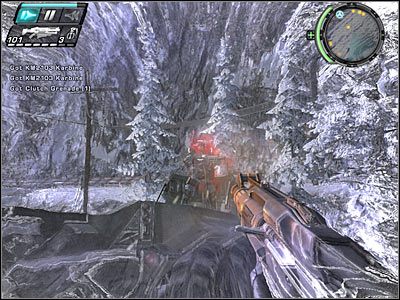 Od razu skorzystaj ze stanowiska maszynowego, gdyż w Twoją stronę zmierzają posiłki - Etap 9 - Better Late... cz.4 | TimeShift - TimeShift - poradnik do gry