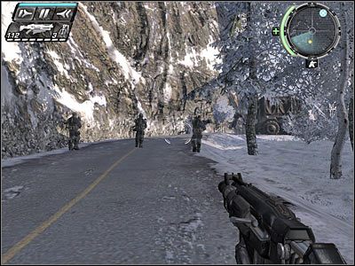 Teoretycznie powinieneś teraz skierować się w prawo - Etap 10 - Point of Impact cz.1 | TimeShift - TimeShift - poradnik do gry