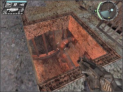 Dotrzesz do miejsca, w którym będziesz musiał rozwiązać poznaną już wcześniej zagadkę - Etap 10 - Point of Impact cz.2 | TimeShift - TimeShift - poradnik do gry