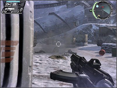 W pojeździe znajdują się nowi przeciwnicy - Etap 10 - Point of Impact cz.3 | TimeShift - TimeShift - poradnik do gry