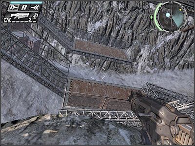 Skorzystaj ze znajdującego się na wprost wejścia - Etap 10 - Point of Impact cz.5 | TimeShift - TimeShift - poradnik do gry