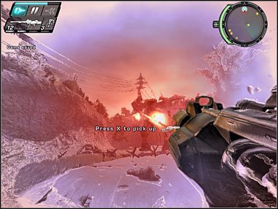 Skręć teraz w prawo, wybierając niepokrytą asfaltem ścieżkę - Etap 12 - Road Trip cz.3 | TimeShift - TimeShift - poradnik do gry