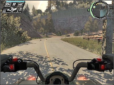 Przyśpiesz trochę, ale nie przesadź z tym, tak aby nie rozbić się po wykonaniu skoku - Etap 12 - Road Trip cz.4 | TimeShift - TimeShift - poradnik do gry