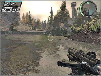 Zacznij biec w stronę ukazanej na poniższym stronie bazy - Etap 13 - Forced Entry cz.2 | TimeShift - TimeShift - poradnik do gry