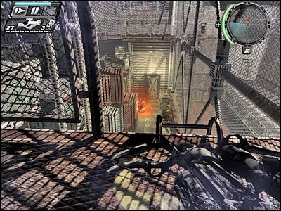 Chwilowo nie musisz się skradać, gdyż do magazynu nie wpadną żadni inni przeciwnicy - Etap 17 - Sabotage cz.1 | TimeShift - TimeShift - poradnik do gry