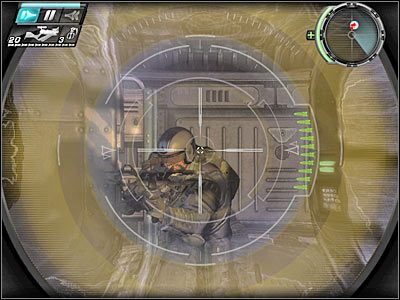 Po znalezieniu się w stróżówce zabij pojedynczego przeciwnika - Etap 17 - Sabotage cz.3 | TimeShift - TimeShift - poradnik do gry