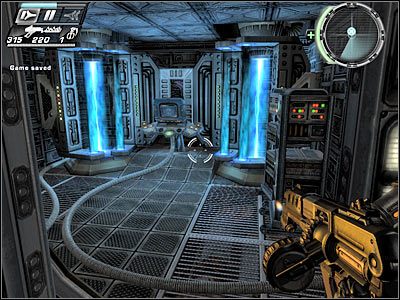 Ponownie skieruj się w stronę laserów - Etap 17 - Sabotage cz.4 | TimeShift - TimeShift - poradnik do gry