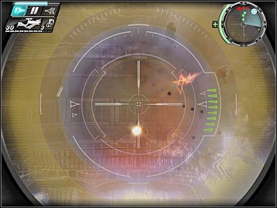 Kiedy uznasz, że jesteś gotowy, zacznij biec w stronę ukazanej na screenie bramy, załączając sobie spowolnienie czasu (gdy tylko zostaniesz zaatakowany) - Etap 19 - Drive-By cz.2 | TimeShift - TimeShift - poradnik do gry