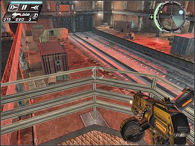 Użyj dźwigni i od razu załącz spowolnienie czasu - Etap 19 - Drive-By cz.4 | TimeShift - TimeShift - poradnik do gry