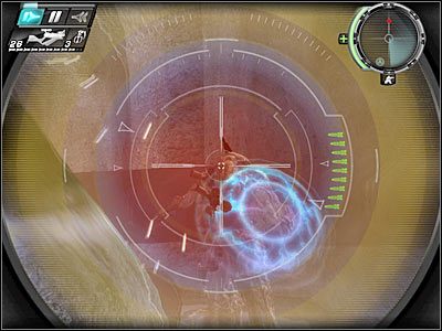 Schowaj się za ukazanym na screenie dużym kontenerem na śmieci - Etap 20 - Gate Crashers cz.1 | TimeShift - TimeShift - poradnik do gry