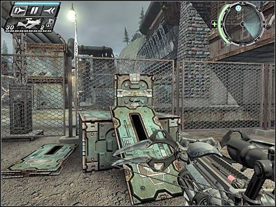 Po wylądowaniu błyskawicznie obróć się w prawo i zaczekaj na przeciwników - Etap 20 - Gate Crashers cz.2 | TimeShift - TimeShift - poradnik do gry