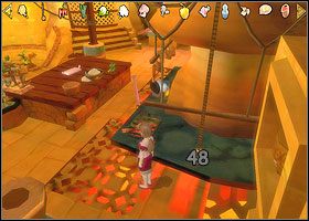 Cofnij się do (dźwigni #02) i użyj na niej (małej miski z olejem) - Rozdział 2 - Nieproszeni goście cz.2 | Ankh Serce Ozyrysa - Ankh: Serce Ozyrysa - poradnik do gry