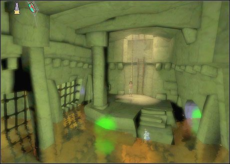 Zabierz (linę) zwisającą z sufitu, tuż obok miejsca gdzie stoisz - Rozdział 5 - Wielki mecz cz.1 | Ankh Serce Ozyrysa - Ankh: Serce Ozyrysa - poradnik do gry