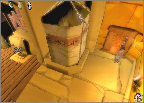 Przejdź na lewą stronę pomieszczenia - Rozdział 5 - Wielki mecz cz.1 | Ankh Serce Ozyrysa - Ankh: Serce Ozyrysa - poradnik do gry