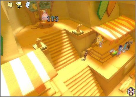 Dojdź do kolejnych schodów i przejdź na samą górę - Rozdział 5 - Wielki mecz cz.4 | Ankh Serce Ozyrysa - Ankh: Serce Ozyrysa - poradnik do gry