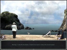 Zagadaj do obu panów i podnieś z ziemi leżący kawałek sznurka - [Act 1] August 24th, 1940 - Morning cz.3 | Zło, które żyje pod słońcem - Agatha Christie: Zło, które żyje pod słońcem - poradnik do gry