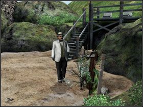 Zejdź po schodkach i porozmawiaj z Lindą - [Act 1] August 24th, 1940 - Morning cz.4 | Zło, które żyje pod słońcem - Agatha Christie: Zło, które żyje pod słońcem - poradnik do gry