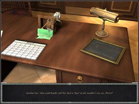 Spod czarnej tabliczki zabierz srebrny kluczyk - [Act 2] August 24th, Afternoon cz.2 | Zło, które żyje pod słońcem - Agatha Christie: Zło, które żyje pod słońcem - poradnik do gry