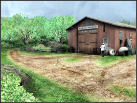 Zauważ zieloną budkę telefoniczną z boku budynku - [Act 2] August 24th, Afternoon cz.4 | Zło, które żyje pod słońcem - Agatha Christie: Zło, które żyje pod słońcem - poradnik do gry