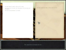 Wsadź w nią czystą kartkę papieru i napisz coś - [Act 3] August 24, 1940 Evening cz.1 | Zło, które żyje pod słońcem - Agatha Christie: Zło, które żyje pod słońcem - poradnik do gry