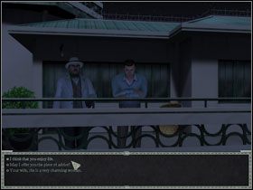 Idź balkonem w lewo - [Act 3] August 24, 1940 Evening cz.1 | Zło, które żyje pod słońcem - Agatha Christie: Zło, które żyje pod słońcem - poradnik do gry