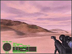 Wdrap się na górę po lewej (uwaga 3 żołnierzy na jej szczycie) - Misja 06 - Operation Bottle Rocket | Delta Force Land Warrior - Delta Force: Land Warrior - poradnik do gry