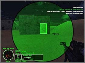 Po zniszczeniu broni na powierzchni wyjdź i skieruj swe kroki do prawego bunkra - Misja 07 - Operation Passport | Delta Force Land Warrior - Delta Force: Land Warrior - poradnik do gry
