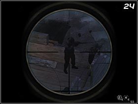 Gdy uporasz się z oponentami, Kamarow poprosi o kolejne wsparcie snajperskie z klifu (#23) - Zaciemnienie | Solucja Call of Duty 4: Modern Warfare - Call of Duty 4: Modern Warfare - poradnik do gry