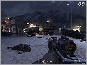 Wracaj do stodoły i wejdź na górę - Polowanie | Solucja Call of Duty 4: Modern Warfare - Call of Duty 4: Modern Warfare - poradnik do gry