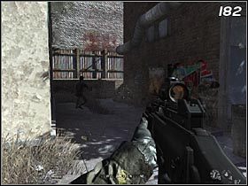 Biegnij cały czas przed siebie, zabijając napotkanych wrogów - Grzechy ojca | Solucja Call of Duty 4: Modern Warfare - Call of Duty 4: Modern Warfare - poradnik do gry