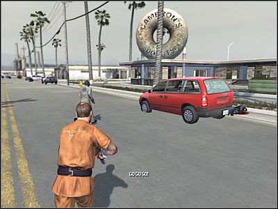 Cel: Hold Donut Shop Until Pickup Arrives (Broń się wewnątrz sklepu do momentu aż zjawi się transport) - Rozdział 1 - Impact cz.5 - Kane & Lynch: Dead Men - poradnik do gry