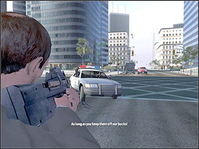 Warto także używać granatów, tym bardziej, iż w dalszych częściach tej misji ich stan zostanie zawsze uzupełniony - Rozdział 4 - Cracking Up cz.1 | Kane & Lynch Dead Men - Kane & Lynch: Dead Men - poradnik do gry