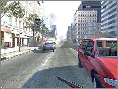 Po kilkudziesięciu sekundach furgonetka powinna wjechać na autostradę - Rozdział 4 - Cracking Up cz.1 | Kane & Lynch Dead Men - Kane & Lynch: Dead Men - poradnik do gry