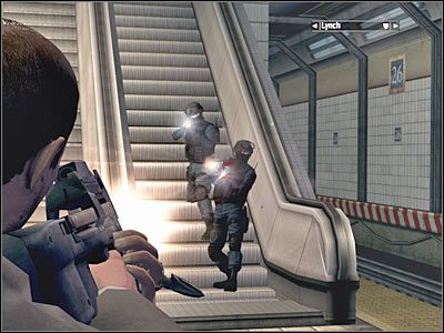 Kiedy rozprawisz się już ze swoją grupą, koniecznie podbiegnij do Lyncha i pomóż mu w eliminowaniu tych wrogów, którzy nadbiegli z drugiej strony - Rozdział 4 - Cracking Up cz.4 | Kane & Lynch Dead Men - Kane & Lynch: Dead Men - poradnik do gry